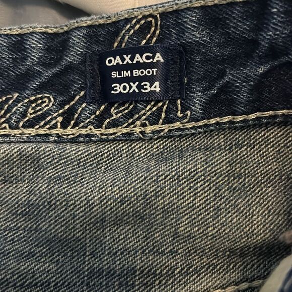 Mek dnm denim blue jeans oaxaca slim boot 30X34 30 X 34 - Picture 6 of 7